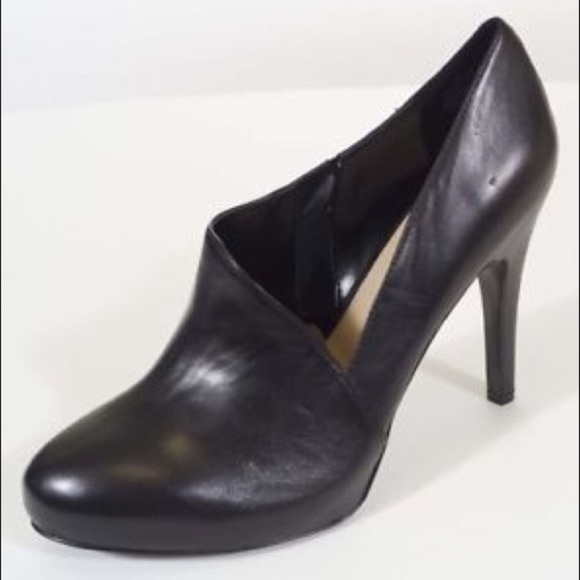 Nine West Shoes - NINE WEST VERENA BLACK LEATHER BOOTIES 7.5M $120